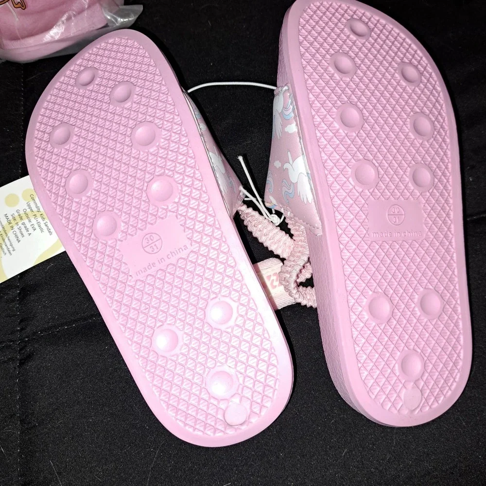 Slide Kids Sandals Non-slip Summer sandals 12.5-13 Child Pink